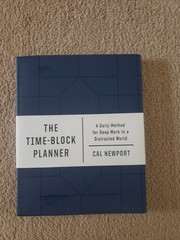 The Time-Block Planner by Cal Newport — Free Shipping — Returns Accepted