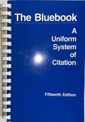 The Bluebook A Uniform System of Citation 15th Edition 1991 Harvard Law Review