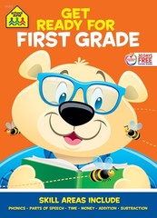 School Zone Get Ready for First Grade Workbook: 256 Pages, 1st Grade, Phonic…