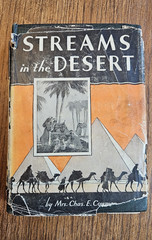 Mrs. Chas. E. Cowman Streams in the Desert 22nd Ed Hardcover DJ Inscribed