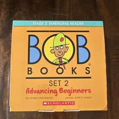 Scholastic Bob Books Set 2: Advancing Beginners Box Set Ages 4-8 Maslen