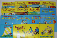 Lot of 10 Curious George Books Children Kids PB/HC — H.A. Rey- Random/Unsorted