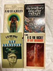 Vintage Ray Bradbury Bantam Novels Lot Of Four