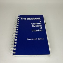 The Bluebook: A Uniform System of Citation, 17th — FREE SHIPPING