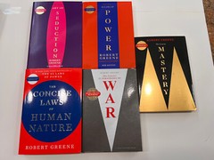Robert Greene Collection 5 Books Set -Concise law,Seduction,Power, Mastery, War