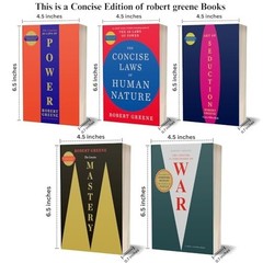 Robert Greene The Concise 5 Books Set (The Concise Version, Easy For Travel)