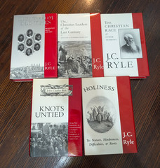Lot of 5 J. C. Ryle Books Volumes 1, 2, 3, 4, 7 Charles Nolan Publishers — GOOD