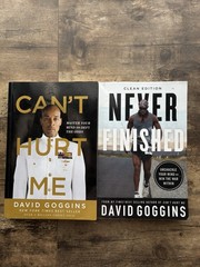 David Goggins Can’t Hurt Me & Never Finished 2-Book Set — Used
