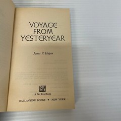 Voyage from Yesteryear Science Fiction Paperback Book by James P. Hogan 1982