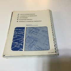 Reading Architectural Working Drawings Edward J Muller — Spiral Boud 2nd Edition