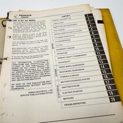 HONDA CB650 Shop Manual 1979 Official Service Repair Motorcycle Honda Motor Co.