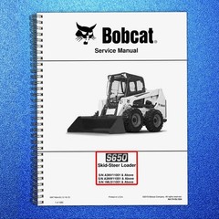 BOBCAT S650 Skid Steer Loader Service Manual SN A3NV11001 Up 2018, FOLDOUTS