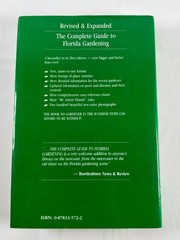 Complete Guide to Florida Gardening by Stan DeFreitas (1987, Hardcover)