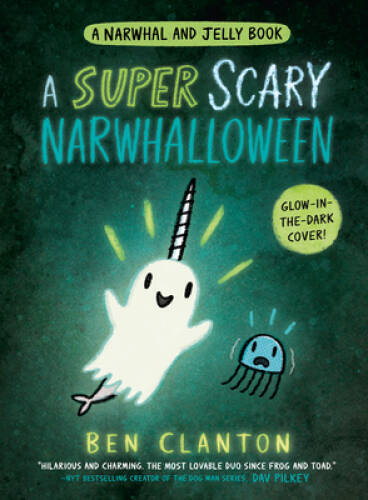 A Super Scary Narwhalloween (A Narwhal and Jelly Book 8) — Hardcover — GOOD