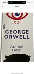 1984 & Animal Farm (2In1) by George Orwell Hardcover Book — Brand New
