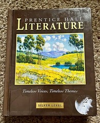 2002 PRENTICE HALL LITERATURE TIMELESS VOICES Silver Level-Good Shape!