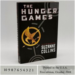 The Hunger Games — Suzanne Collins (true 1st edition 1st print) Scholastic, 2008
