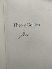 SIGNED — THEO OF GOLDEN Allen Levi — 1ST PRINTING — hardcover dust jacket — NEW