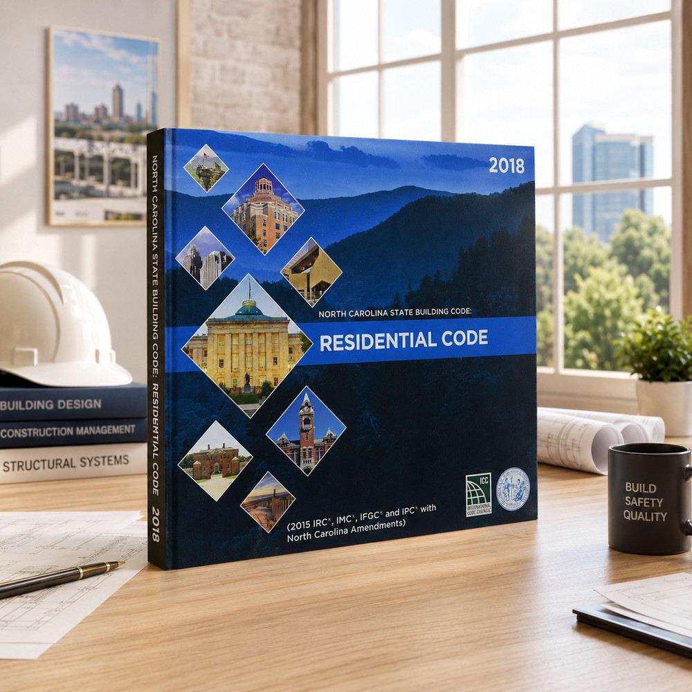 North Carolina State Building Code: Residential Code 2018 (NEW — Ship From USA)