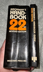 Machinery’s Handbook 22nd Revised Ed Industrial Press 1985 & Guide to Tables Lot