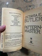 Octavia E. Butler Patternmaster Warner Books Edition PB 1995 Science Fiction