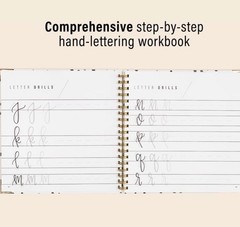 Hand Lettering 101 Step By Step Calligraphy Beginners Workbook 126 Pages New