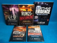 UFO Disclosure STARTER LIBRARY (3 Books & 2 DVDs) by L.A. Marzulli ALL BRAND NEW