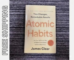 Atomic Habits James Clear Paperback Self Help Book Build Good Habits
