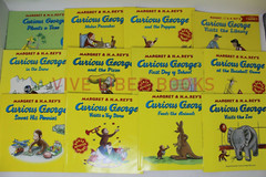 Lot of 10 Curious George Books Children Kids PB/HC — H.A. Rey- Random/Unsorted
