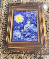 Starry Night Artists Sketchbook : Van Gogh Blank Book, Hardcover by Anon, Bra…