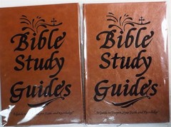 LOT OF 2 66-Page Bible Study Guide, Daily Devotional Journal,Study Notebook Base