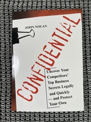 confidential By john nolan, Same-day shipping from the USA, Brand New, Reprint