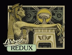 Libbey ^Redux^ American Brilliant Cut Glass and engraved catalog/book Amberina