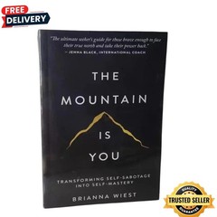The Mountain is you by Brianna Wiest Paperback Book — Free Shipping US
